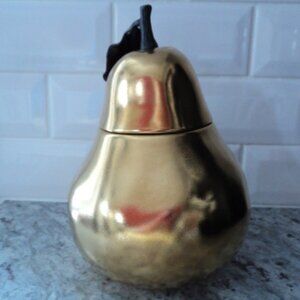 Michael Aram golden pear canister